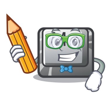 Karakter şeklindeki Öğrenci düğmesi M