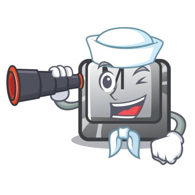 Oyun çizgi filmlerinde binoküler M tuşu yüklü denizci