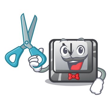 Bir oyun karakteri üzerinde Berber düğmesi N