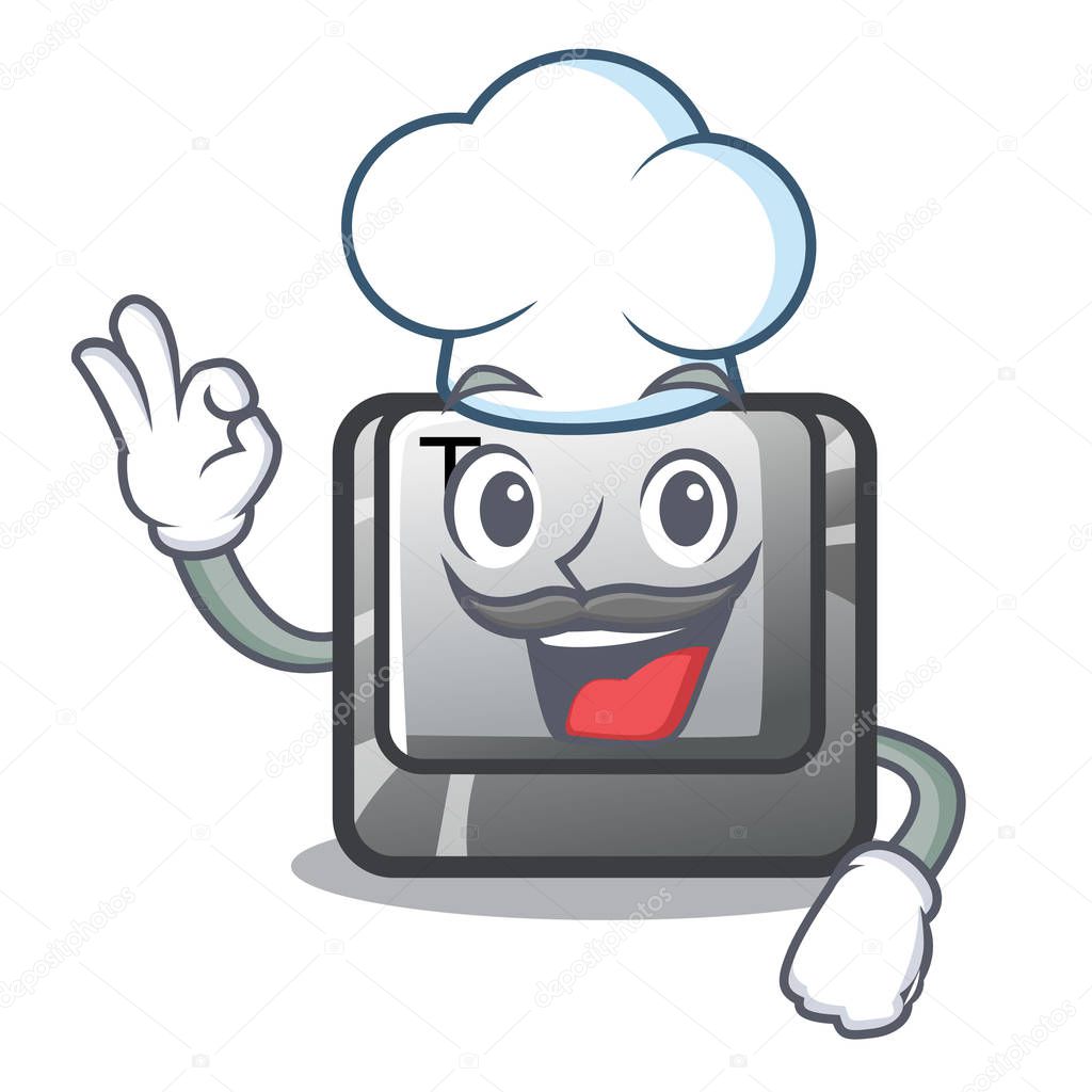 Chef T button installed on character computer