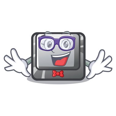 Çizgi film klavyesindeki Geek Q düğmesi