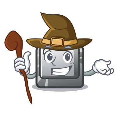 Karakter biçiminde Cadı düğmesi Q