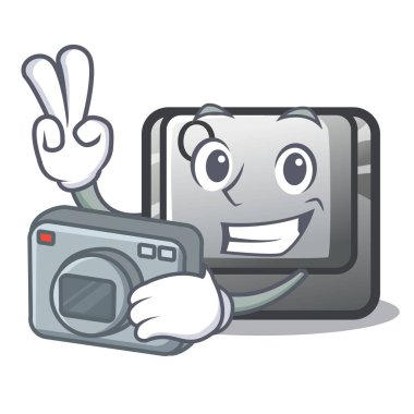 Karakter şeklinde fotoğrafçı düğmesi Q