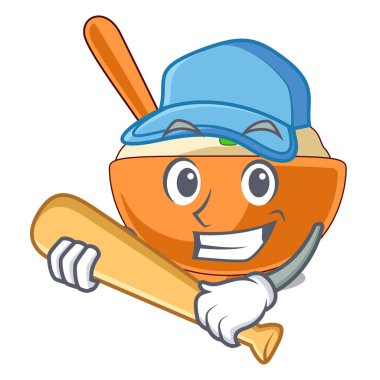 Beyzbol püresi patates oynamak karakter kaselerinde servis