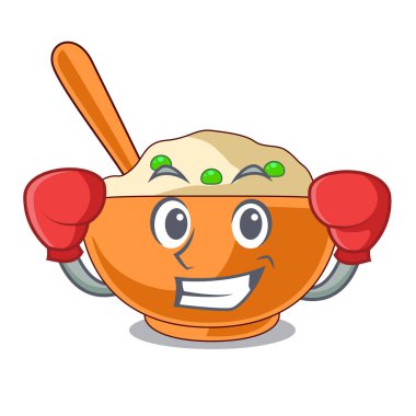 Boks patates püresi karakter kaselerde servis