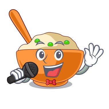 Şarkı şeklinde maskot patates püresi