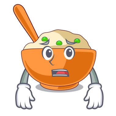 Şekil maskotu patates püresi korkuyor