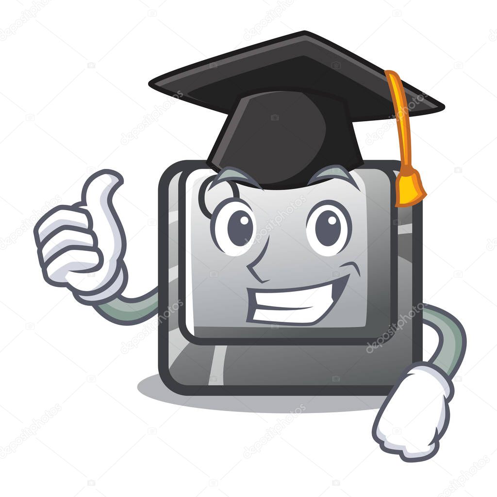 Graduation Q Button On The Cartoon Keyboard Vector Illustration Premium Vector In Adobe Illustrator Ai Ai Format Encapsulated Postscript Eps Eps Format