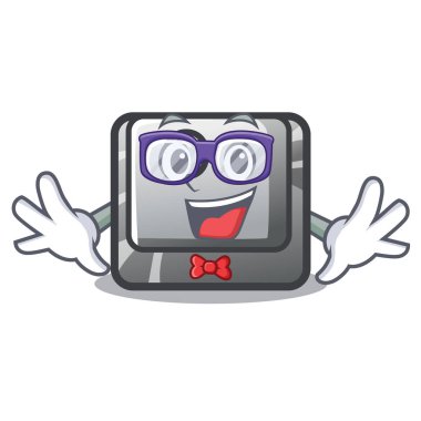 Bir oyun karakteri geek düğmesi O