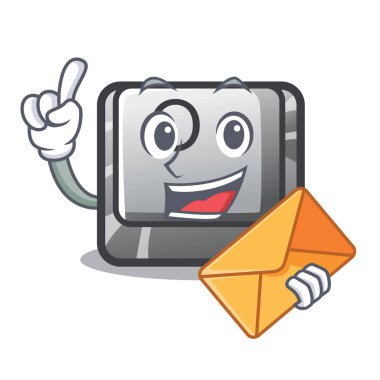 Bir oyun karakterindeki O zarf düğmesiyle