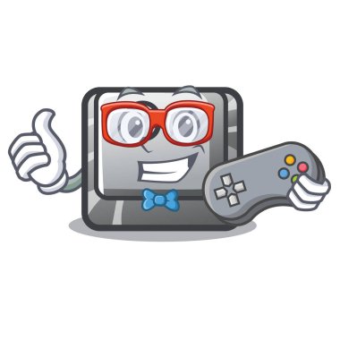 Çizgi film şeklinde oyuncu düğmesi O