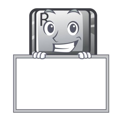 Çizgi film klavyesinde yüklü tahta R tuşu ile sırıtarak