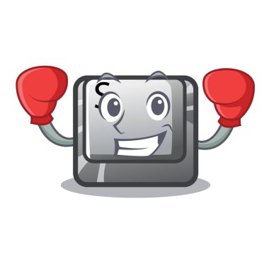 Çizgi film şeklinde boks düğmesi S