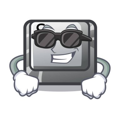 Süper serin düğme S oyun karakteri yüklü