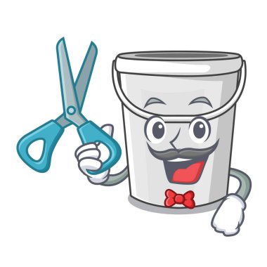 Berber plastik tüp kova karakter izole