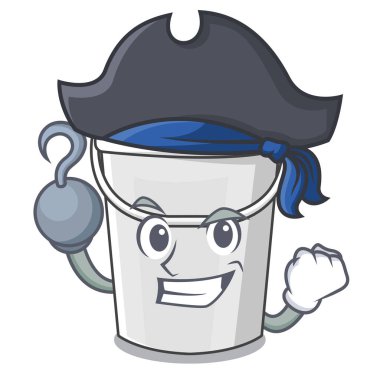 Korsan plastik tüp kova karakteri izole