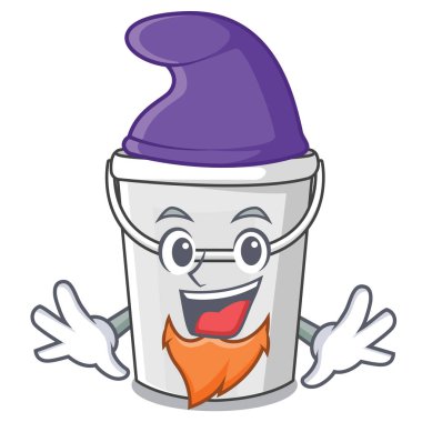 Elf plastik tüp kova karakteri izole