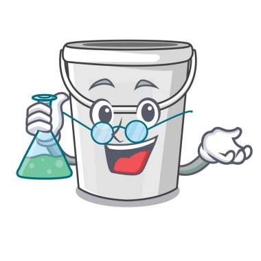 Profesör plastik tüp kova karikatür şekli