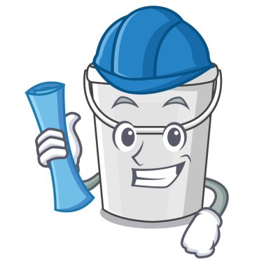 Mimar plastik tüp kova karikatür şekli