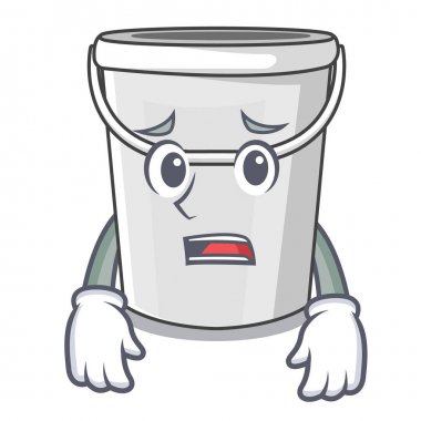 Korkmuş karikatür plastik tüp kova başucu masa