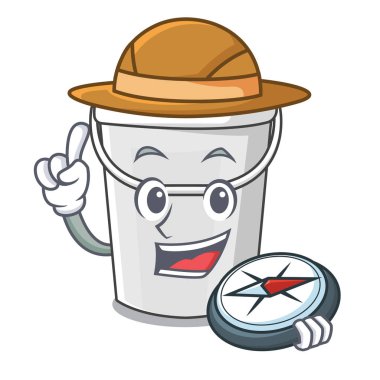 Explorer karikatür plastik tüp kova başucu masa