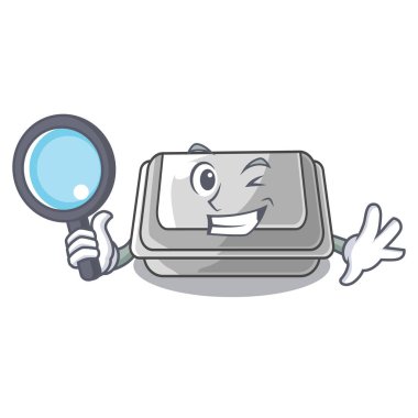 Maskot şeklinde Dedektif plastik kutu