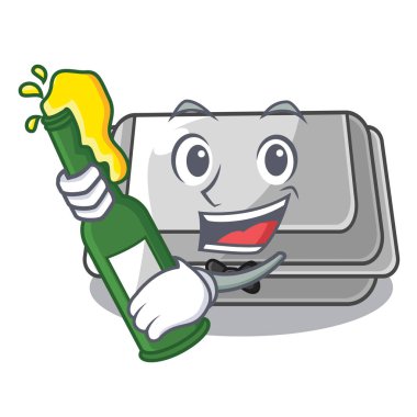 Karakter dolabında bira kutusuyla