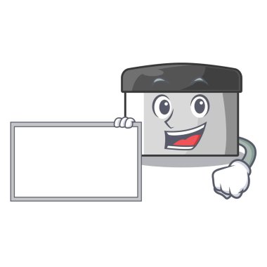 Tahta karakterli hamur işi kazıyıcı tahta dolapta