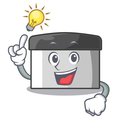 Karikatür şeklinde bir fikir pasta kazıyıcı var