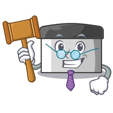 Karikatür şeklinde Yargıç pasta kazıyıcı