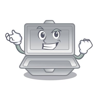 Maskot ile izole başarılı açık strafor