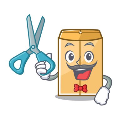 Karakter şeklinde berber postazarfı