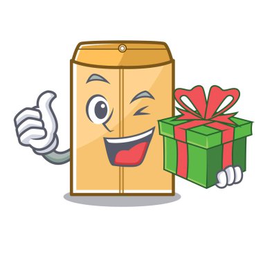 Maskot dolabında bir zarf postasıyla