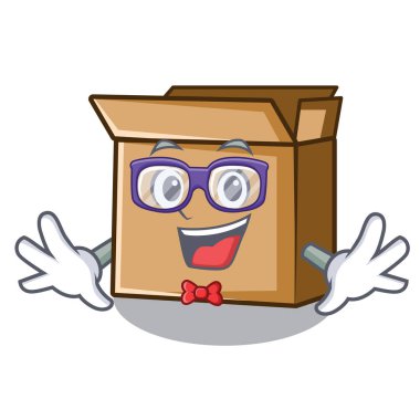 Bir karakter şeklinde Geek karton