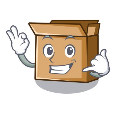 Bana karikatür karton sandalyenin yanına yerleştirilen çağrı