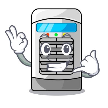 Bana çizgi film şeklinde hava soğutucu suvar.