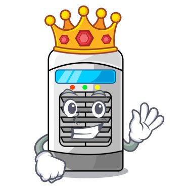 Karikatür şeklinde Kral hava soğutucu