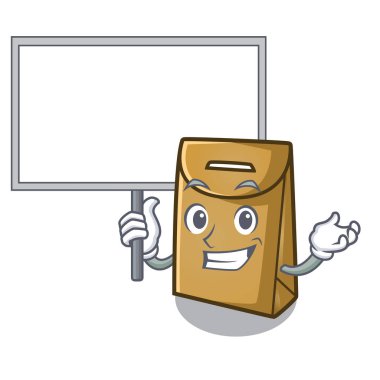 Masa kayıt kurulu karikatür kağıt çanta getir