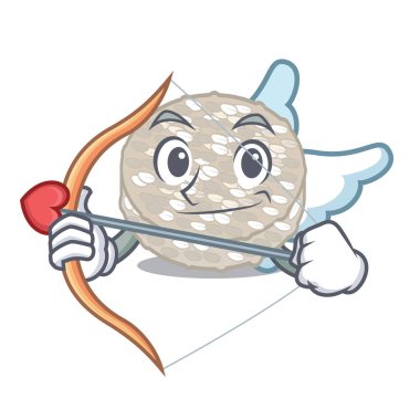 Bir kavanoz karakter cupid pirinç kek