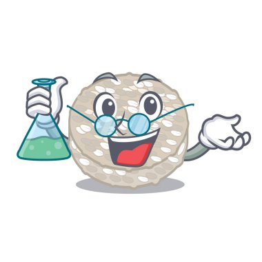 Karikatür şeklinde Profesör pirinç kek