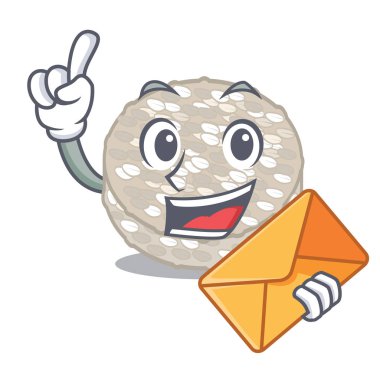 Çizgi film şeklinde pirinç kekleri.