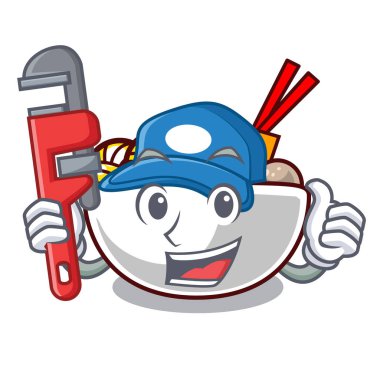 Tesisatçı köfte karikatür kase de servis edilir