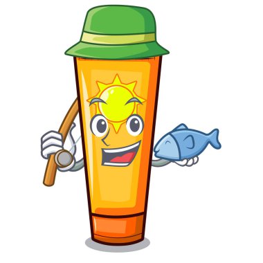 Çanta makyaj Balıkçılık karikatür güneş kremi