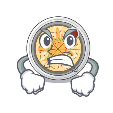 Kızgın buchimgae maskot ile izole