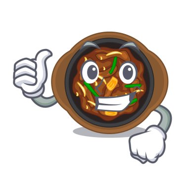 Bir kase karikatür bulgogi kadar Thumbs