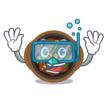 Bir kase karikatür dalış bulgogi