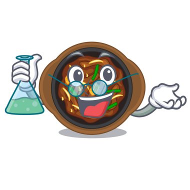 Profesör bulgogi bir kase karikatür