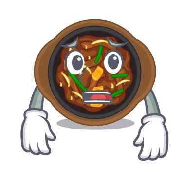 Bir karikatür şeklinde Korkmuş bulgogi