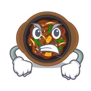 Bir karikatür şeklinde Kızgın bulgogi