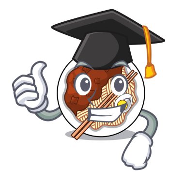 Bir karikatür şeklinde Mezuniyet jajangmyeon